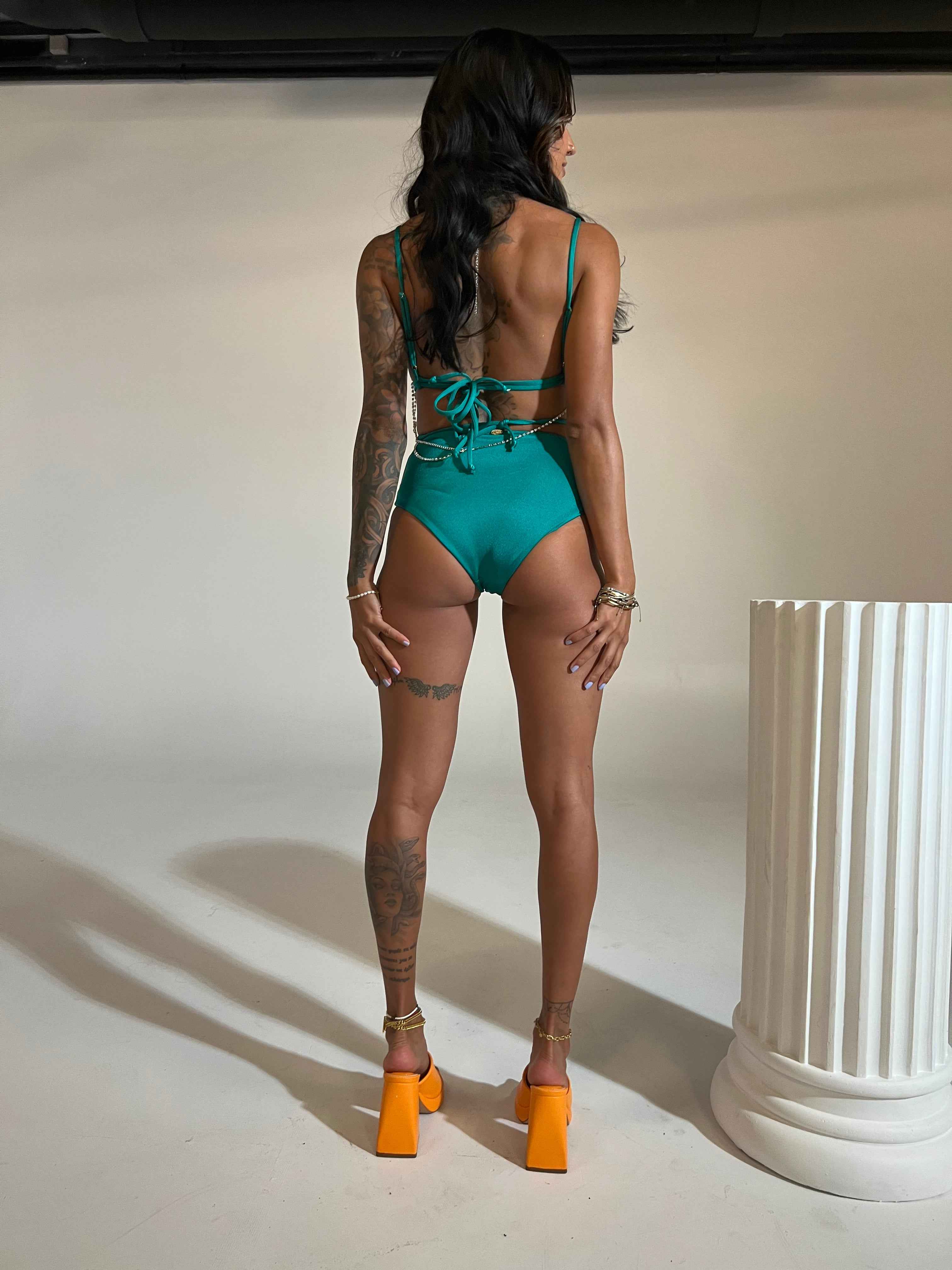Elma - Bikini Bottom, Green Shiny
