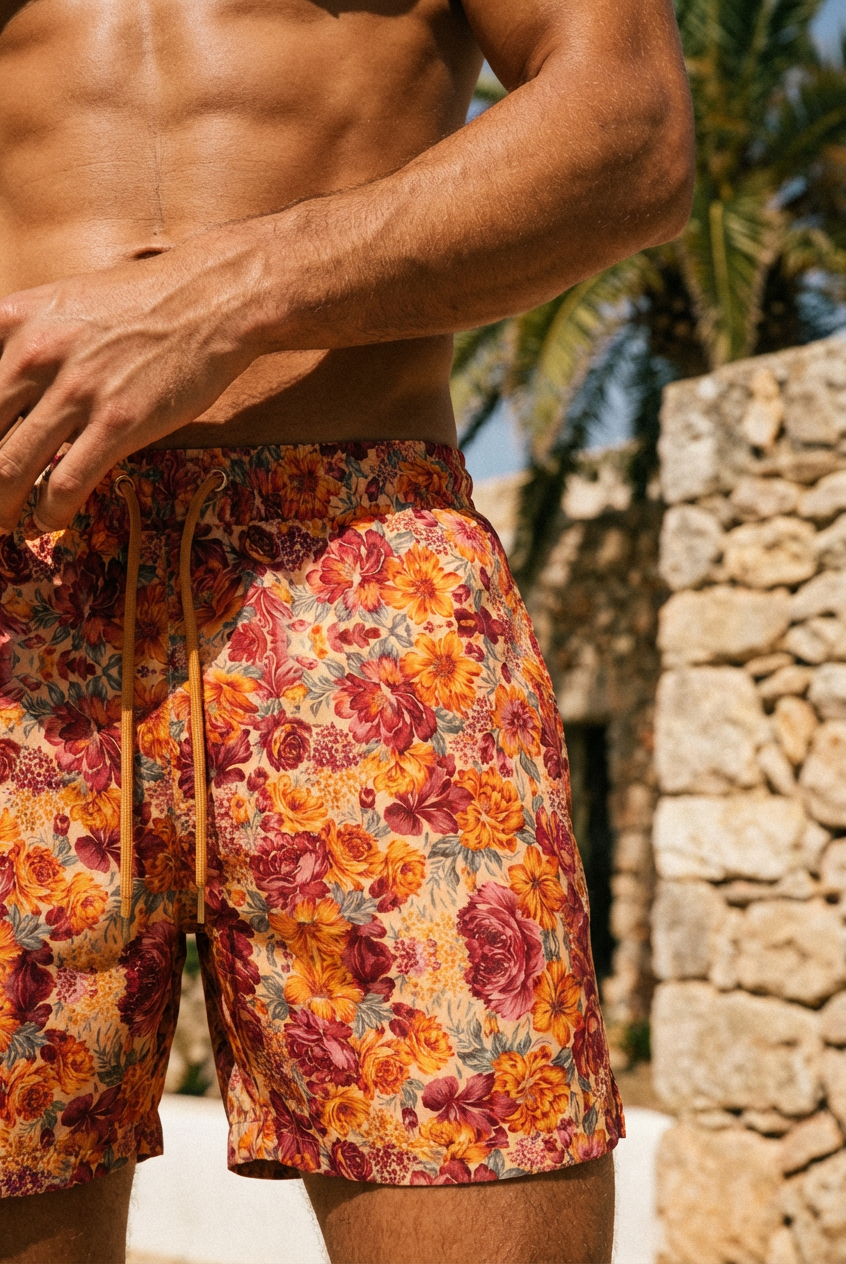Rustico Flower - Badehosen