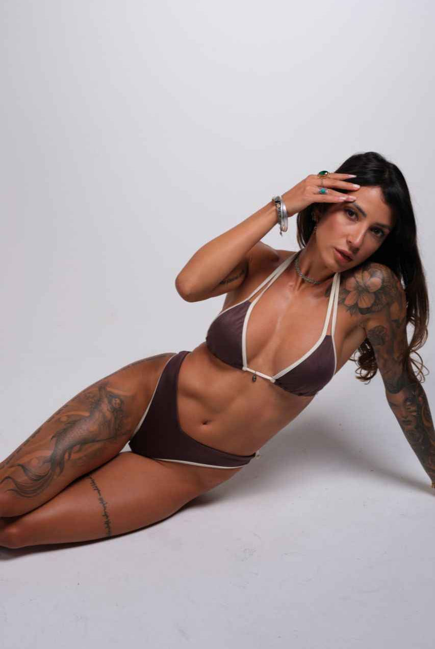 Nila - Bikini Top - Espresso
