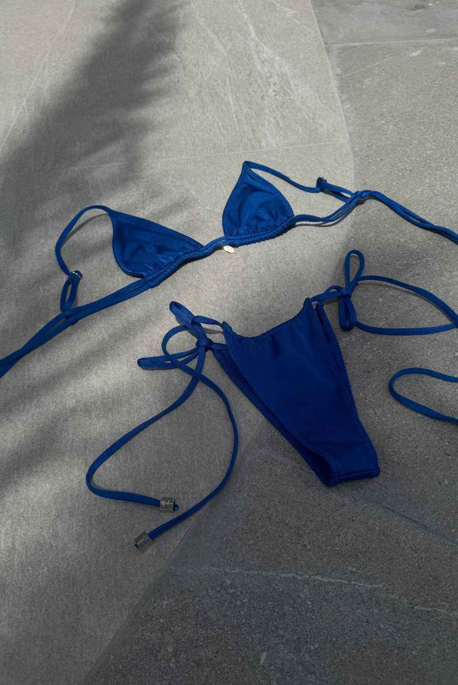 Malea - Bikini Bottom - Royal Blue Shiny