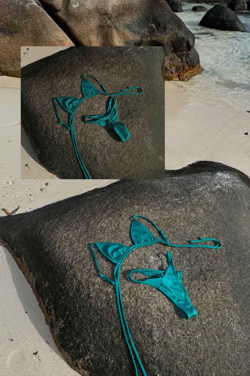 Ibiza Bikini Bottom, Green Shiny