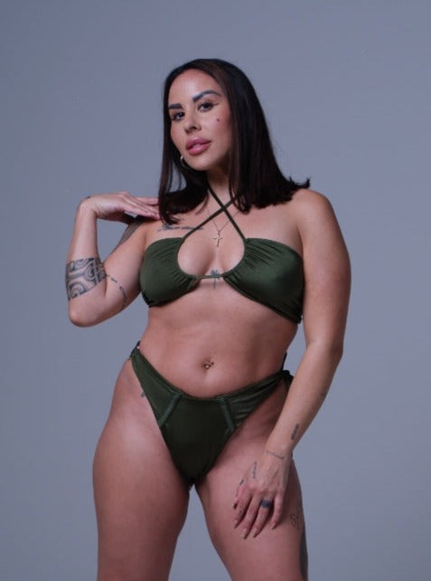 Reyna Bikini Bottom - Dark Green