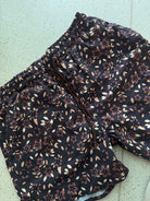 Badehose -  in Brown Flower