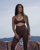 Sienna Sport Top - Espresso - Nookini